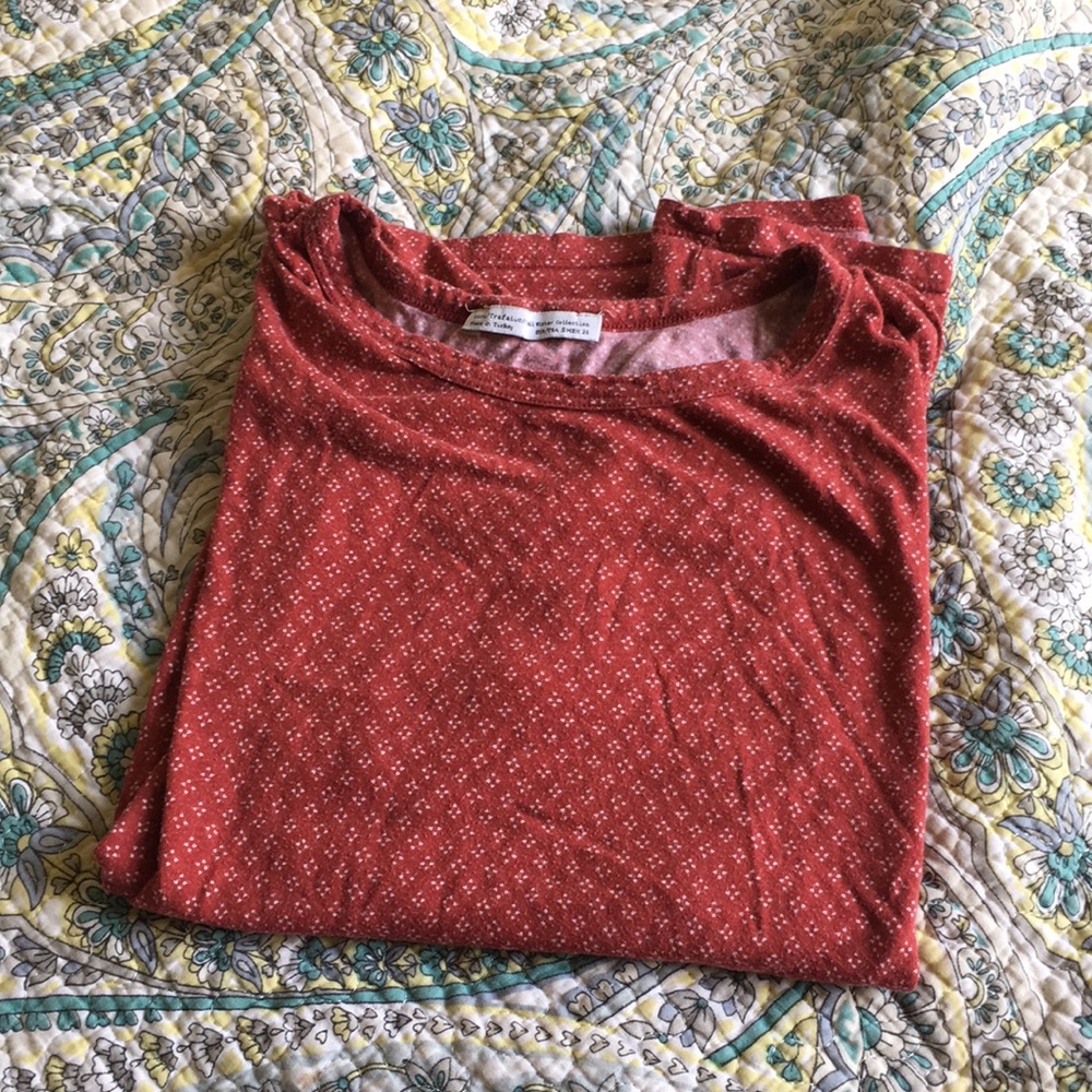 Zara floral print tee